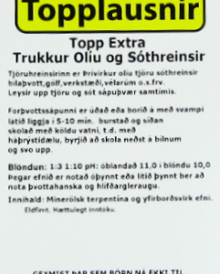 Topp Extra Trukkur olíu og sóthrein 200L