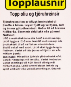 Topp Olíu og tjöruhreinsir 210 ltr.