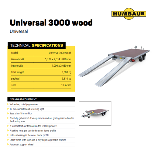 Universal 3000 Holzboden - Image 2