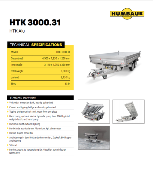 Kerra HTK3000.31 sturtu3000kg 314x175cm - Image 2