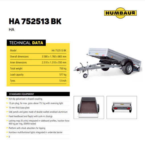 HA752513BK  750 kg. m/sturtu 251x131x35 - Image 3