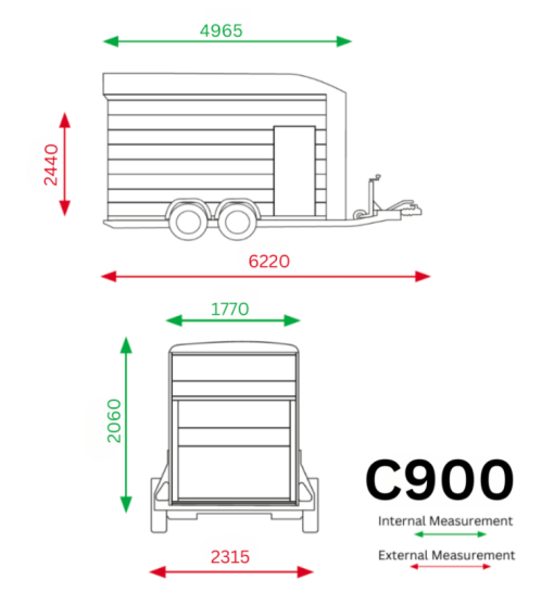 Hestakerra C900 Islandic 5-6 hesta - Image 8